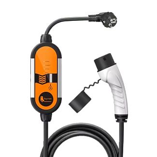 Зарядка для электромобиля Type 2 3.5 кВт 16А 1-фаза Leaping Fox (кабель 5м. + сумка) FEYREE