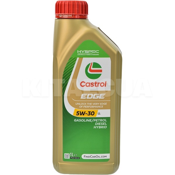 Масло моторное синтетическое 1л 5W-30 EDGE Titanium LL CASTROL (RB-EDG53L-12X1L)