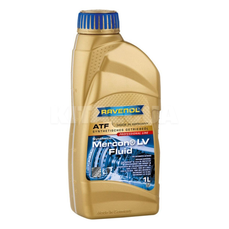 Олія трансмісійна синтетична 1л atf mercon lv RAVENOL (RAV ATF MERCON LV 1L)