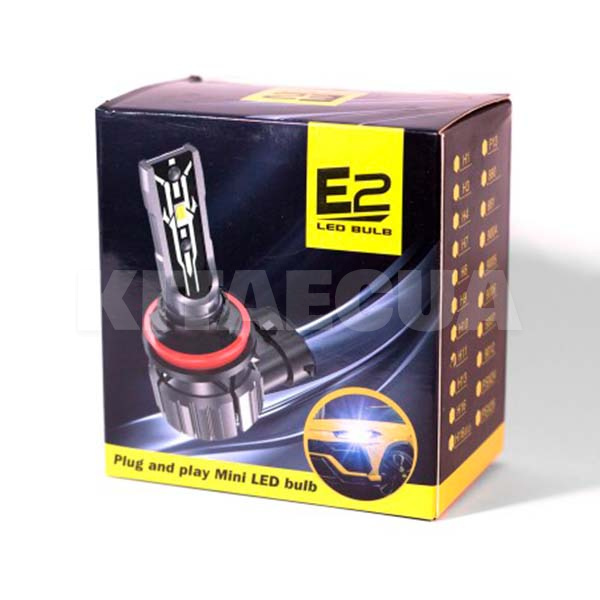 LED лампа для авто Е2 H11 H8 H9 H16 PGJ19-1 PGJ19-2 PGJ19-3 36W 5500K (комплект) StarLight (00-00019911) - 3