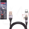Кабель USB - microUSB 3А VC-6602M 2м черный VOIN (VC-6602M BK)
