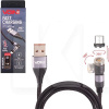 Кабель USB microUSB 3А VC-6602M 2м чорний VOIN (VC-6602M BK)