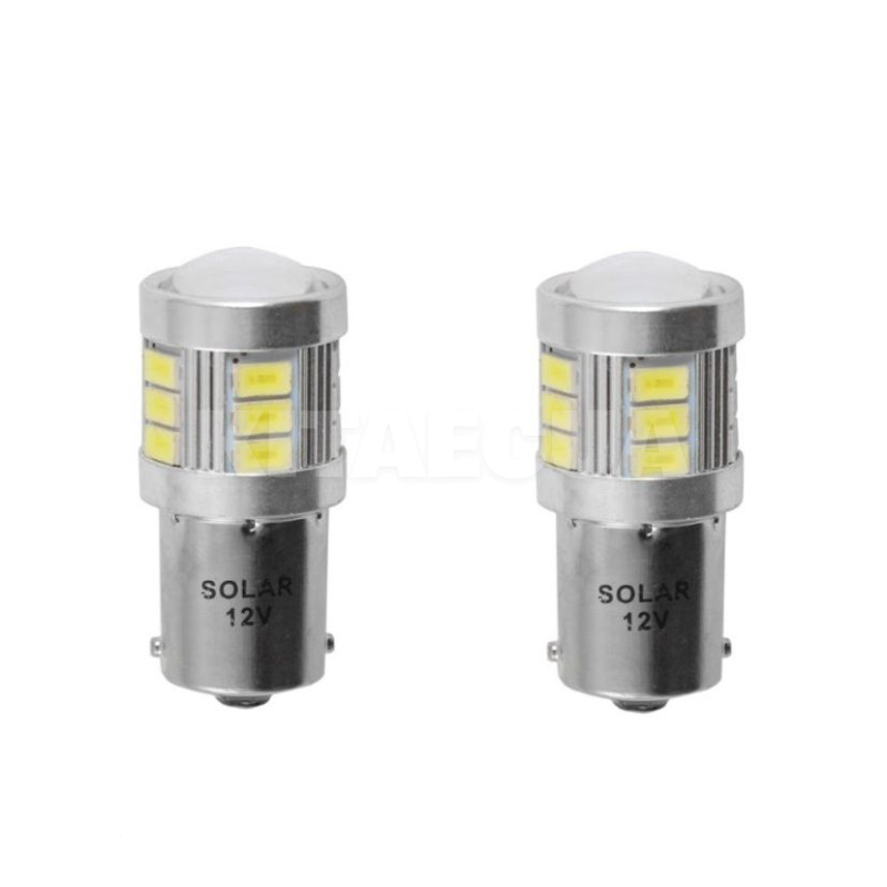 LED лампа для авто P21w BA15s S25 1156 21W 6000K Solar (LS295_B2)
