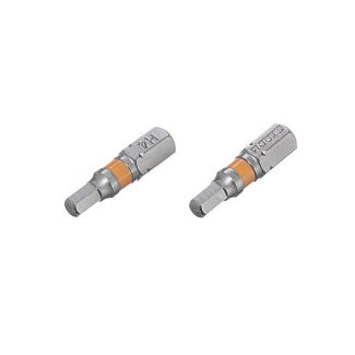 Комплект бит Hex 1/4" H4.0 25мм S2 2шт. Intertool