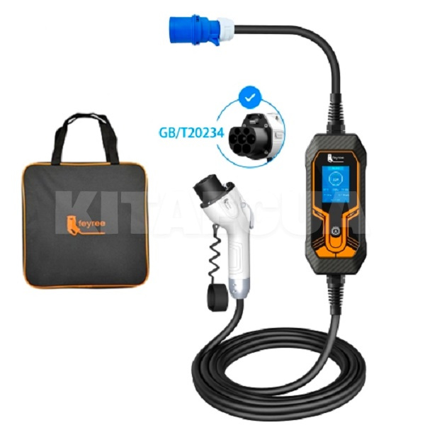 Зарядка для електромобіля GB/T AC 7.4 кВт 32А 1-фаза Lion King FEYREE (FY7-32-1PH-GB/T-K7-C5) - 2