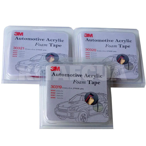 Скотч монтажный двухсторонний 9 мм х 5 м 3M (00000262997-3M) - 2