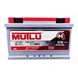 Акумулятор автомобільний 78Ач 780А "+" праворуч Mutlu