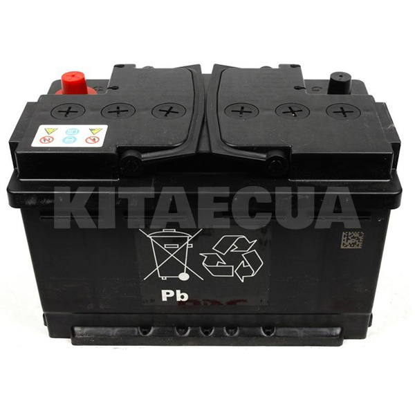 Аккумулятор автомобильный 74Ач 660А "+" справа Solgy (406007) - 2