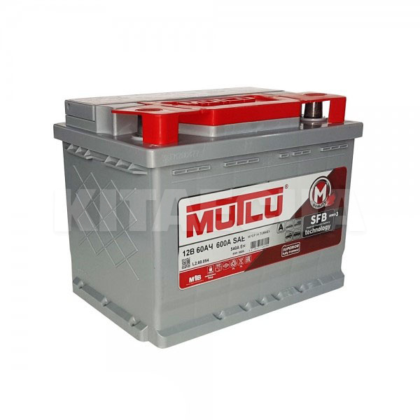 Акумулятор автомобільний 60Ач 540А "+" праворуч Mutlu (L2.60.054.A)