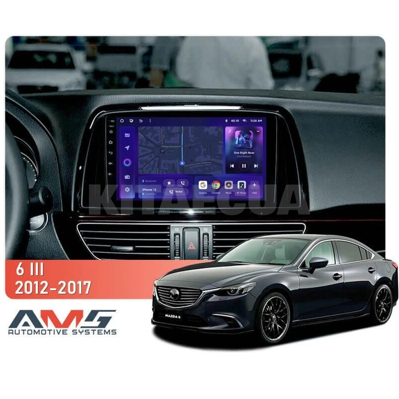 Штатна магнітола MOSS M3 4+32 ГБ 9" Mazda 6 3 GJ 2012-2017 (A) AMS (50134) - 2