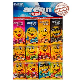 Ароматизатор "микс" Smile Toys на планшете 60 шт. AREON