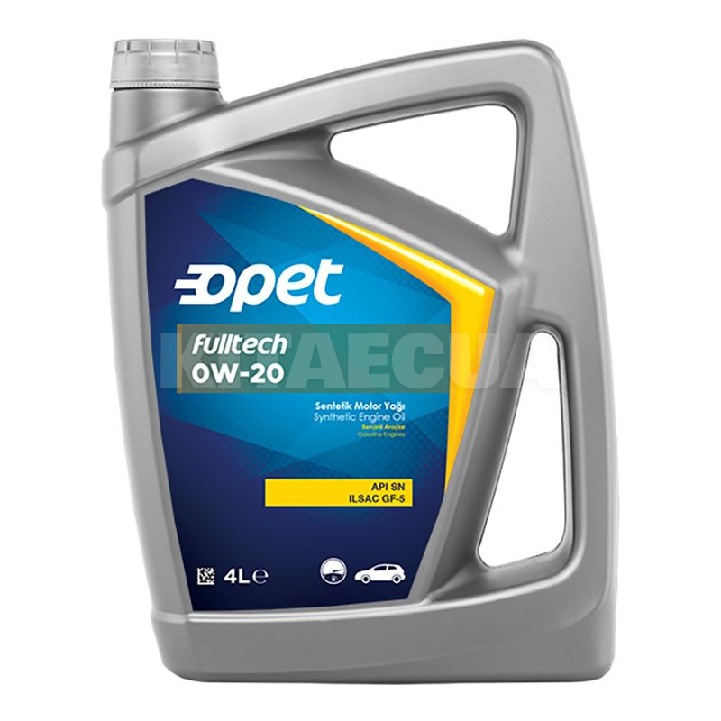 Масло моторне синтетичне 4л 0W-20 FullTech OPET (601370953)