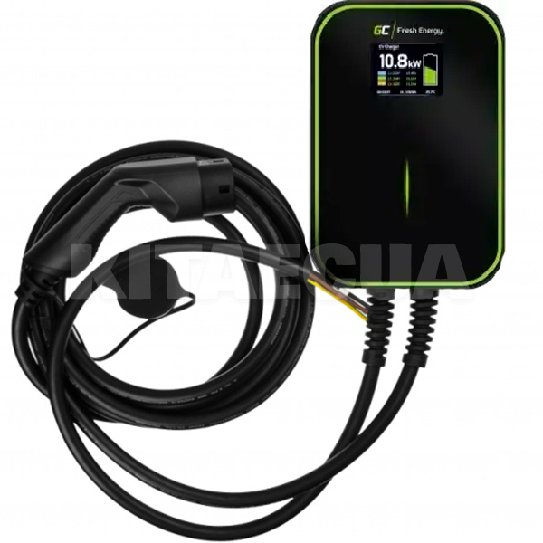 Зарядка для електромобіля Type 2 22 кВт 32А 3-фази PowerBox Green Cell (EV14)