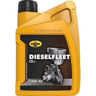 Масло моторное минеральное 1л 15W-40 DIESELFLEET CD+ KROON OIL