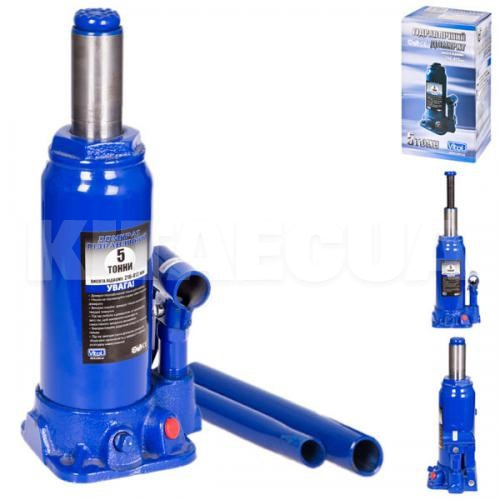 Домкрат гідравлічний пляшковий до 5т (216-413мм) VITOL (ДБ-05004) - 2