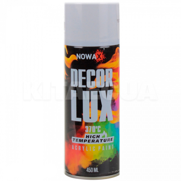 Фарба біла 450мл високо-температурна 370 ° NOWAX (NX48039-NOWAX)