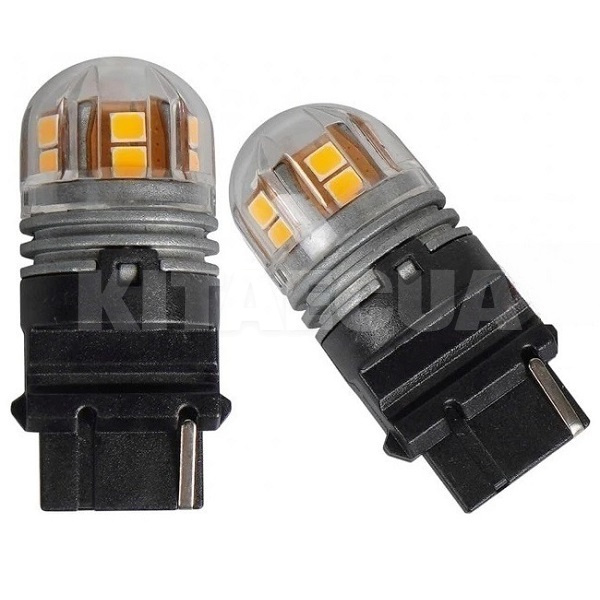 Светодиодная лампа 10/30V P27W 2200K (компл.) AMS (41317)