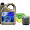 Масло синтетическое 5л 5W-30 Dexos2 + фильтр Mann-Filter на Chevrolet Aveo 1.5 GM (1942003-W712-75)