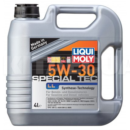 Масло моторное синтетическое 4л 5W-30 Special Tec LL LIQUI MOLY (7654-LIQUI MOLY) - 2