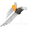 Набор шестигранных ключей с отверстием Torx Т10-Т50 9 предметов TOLSEN (20056)