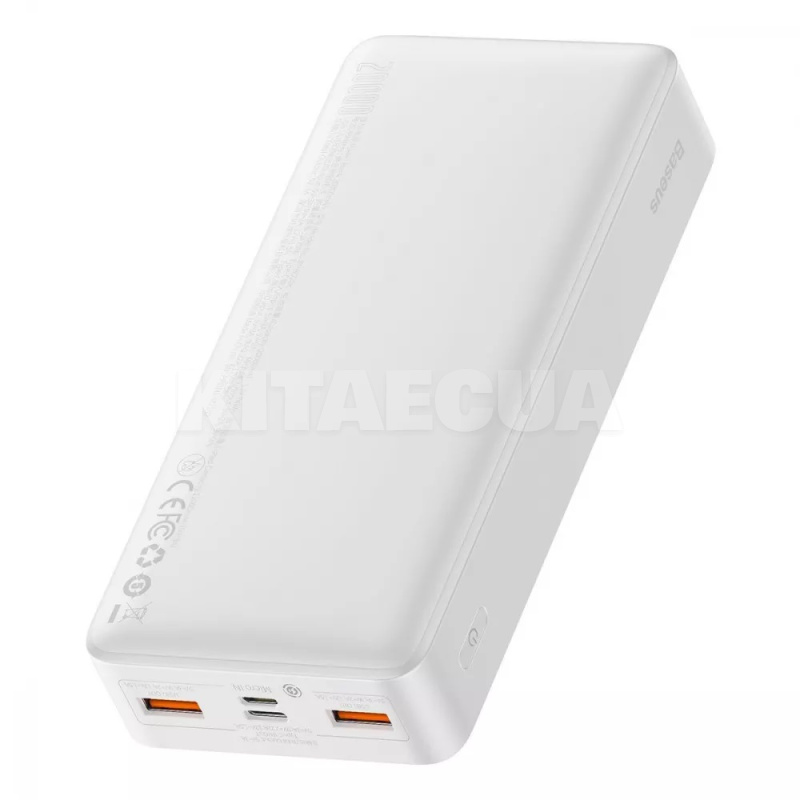 Повербанк Bipow Overseas 20000mAh 20W білий BASEUS (390200003) - 2