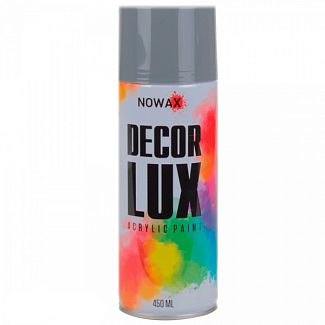 Фарба темно-сіра 450мл акрилова Decor Lux NOWAX