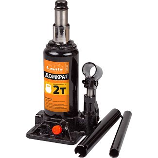 Домкрат гідравлічний пляшковий 2т (150мм-370мм) LAVITA