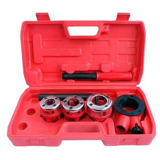 Набор плашек трубных для нарезки резьбы (1/2" 3/4" 1") 3 предмета Intertool