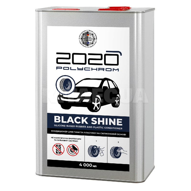 Кондиционер для резины и пластика Black Shine 4л POLYCHROM 2020 (142245)