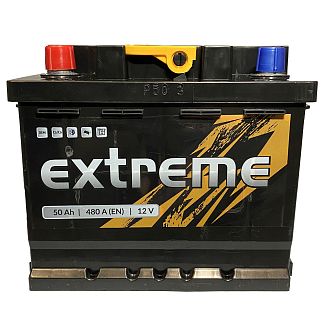 Аккумулятор автомобильный 50Ач 480А "+" слева EXTREME