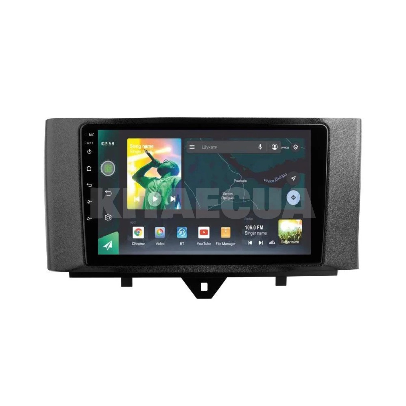 Штатна магнітола X9232 2+32 Gb 9" Mercedes Benz Smart Fortwo 2 2010-2015 (F1) SIGMA4car (33652) - 2
