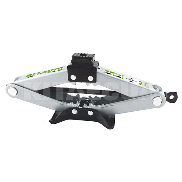 Домкрат механічний ромбоподібний до 2т (120мм-413мм) з гумовою накладкою BELAUTO (DM20)