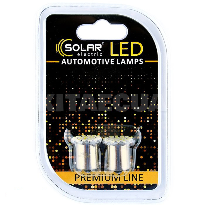 LED лампа для авто Premium Line BA15s 24V 6500K (комплект) Solar (SL2581)