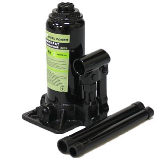 Домкрат гідравлічний пляшковий до 4т (180мм-350мм) STEEL POWER