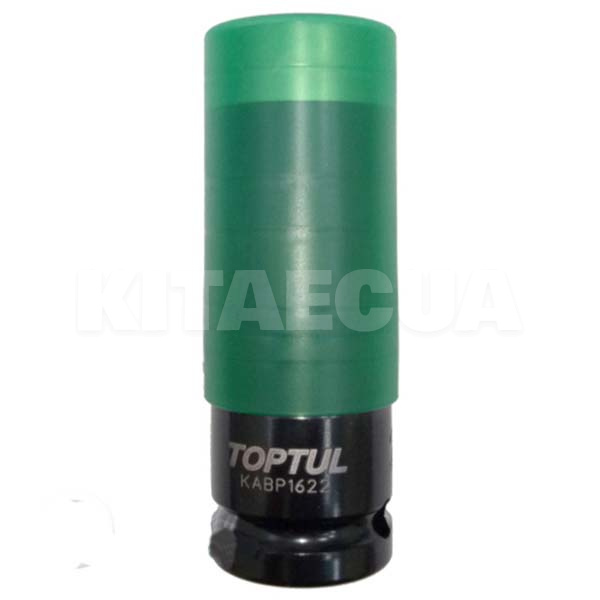 Головка ударная удлиненная 6-гранная для шиномонтажа 22 мм 1/2" 86 мм TOPTUL (KABP1622)