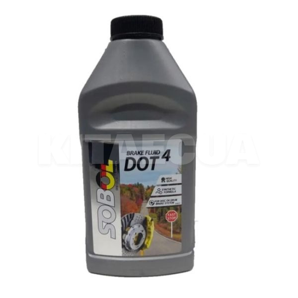 Гальмівна рідина 0.5л dot4 рось SOBOL (7735)