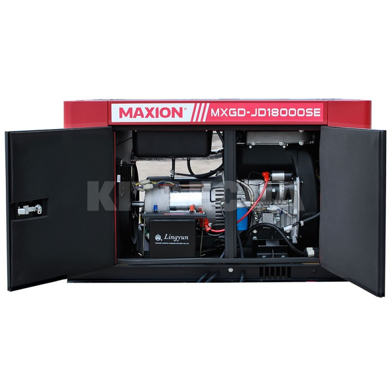 Генератор дизельний 13кВт безшумний електрозапуск MAXION (MXGG-JD18000SE) - 3