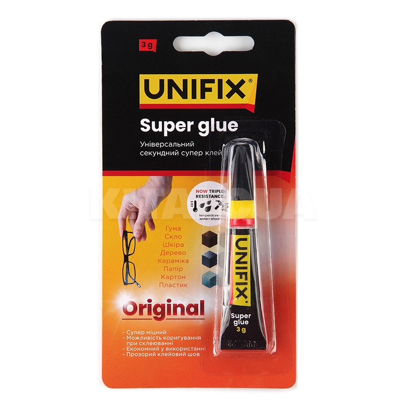 Супер-клей універсальний 3г UNIFIX (940003)