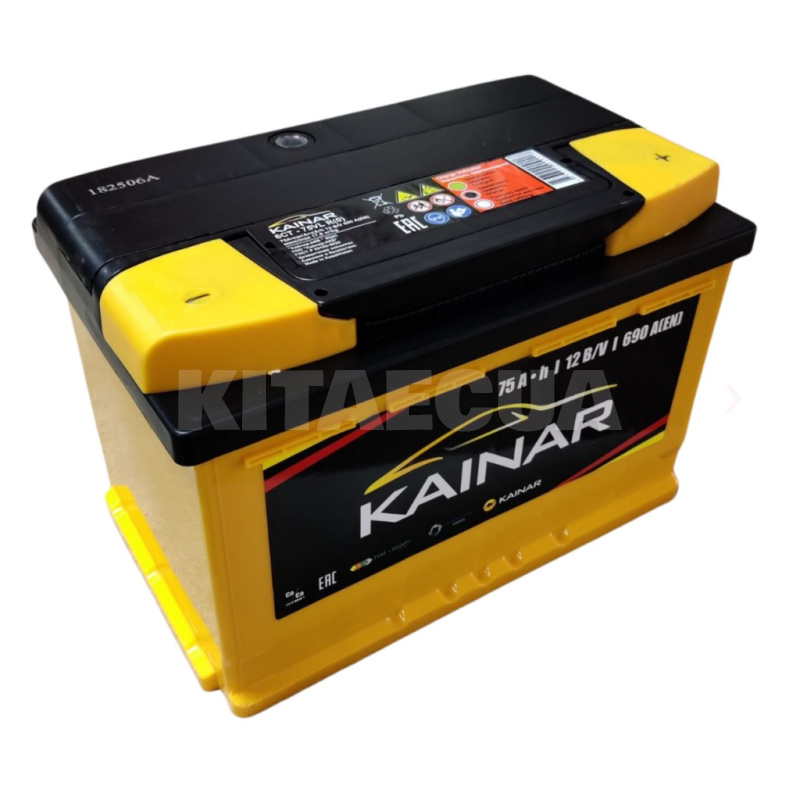 Аккумулятор автомобильный 75Ач 690А "+" справа KAINAR (575 78 02)