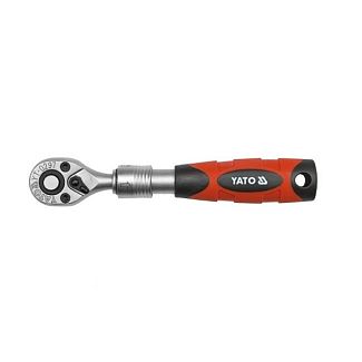 Трещотка 1/4" 72 зубца 150-200 мм YATO