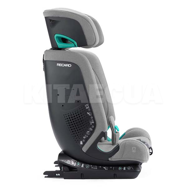 Автокрісло дитяче Toria ELITE Carbon Grey 9-36 кг сіре RECARO (89044640050) - 4