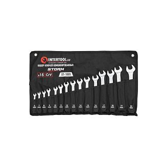 Набор ключей комбинированных 15 шт. STORM Intertool