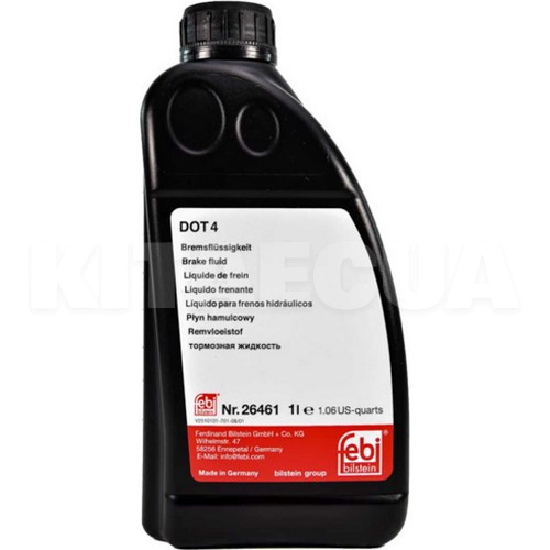 Тормозная жидкость 1л DOT4 FEBI (26461)