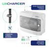 Зарядка для электромобиля 9.2 кВт 40А 1-фаза Type 1 (американское авто) 8м WALL RFID UACHARGER (CHC-WLRF220911-21-8)