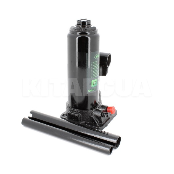 Домкрат гідравлічний пляшковий до 3т (194-371мм) JBM (51906) - 2