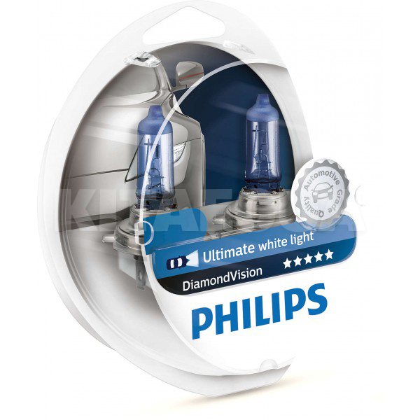 Галогенні лампи H11 55W 12V Diamond Vision комплект PHILIPS (12362 DV S2)