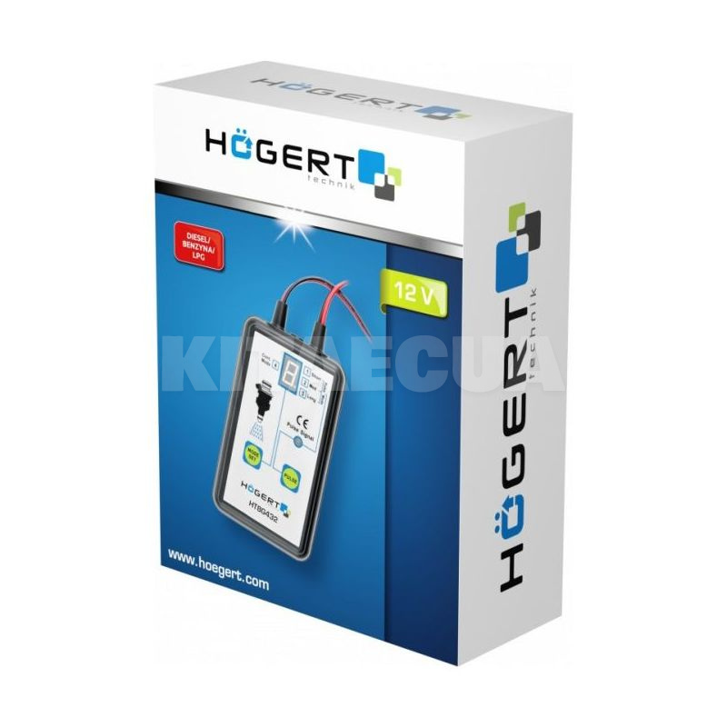 Тестер форсунок электронный для бензиновых двигателей HOGERT (HT8G432) - 2