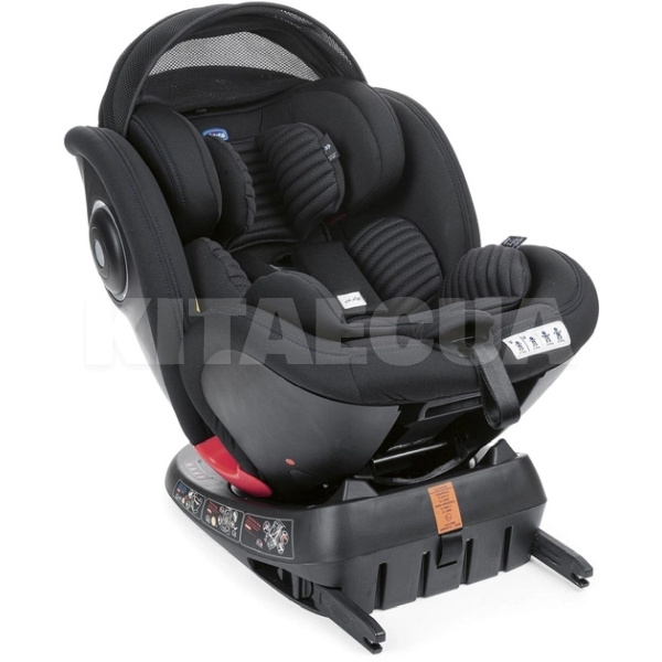 Автокресло детское Seat4Fix Air 0-36 кг черное Chicco (79757.72) - 3