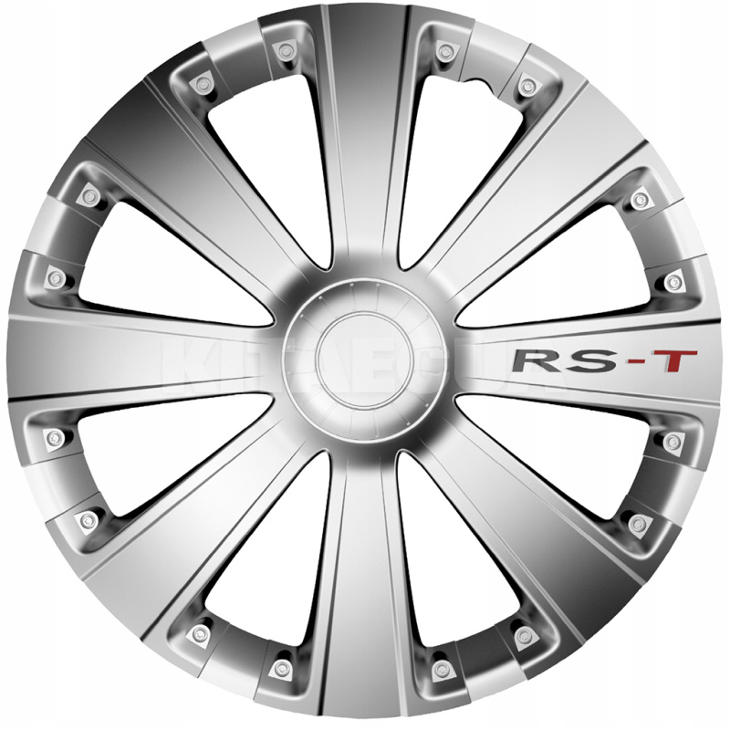 Колпаки R13 RS-T серые 4 шт (00000036557)