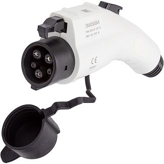 Коннектор для зарядки электромобиля 32А 7.4 кВт Type 1 (J1772) Female однофазный Duosida